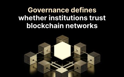 The Role of Governance Frameworks in Institutional Blockchain Adoption