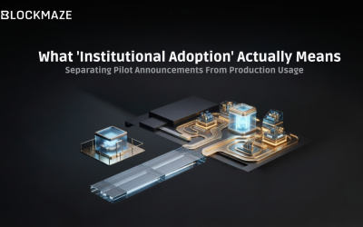 What “Institutional Adoption” Actually Means: Separating Pilot Announcements From Production Usage